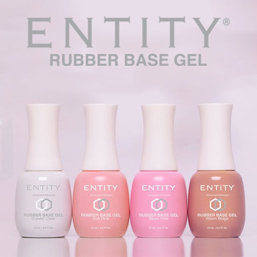 Entity Rubber Base Gel Crystal Transparent
