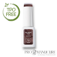 Vernis semi-permanent 1944 Paris Gel Vegan, teinte Ambrine NGE008. Formulation professionnelle sans Hema et sans TPO, format 7ml.