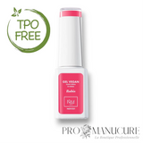 Vernis semi-permanent 1944 Paris Gel Vegan, teinte Rubis NGV221. Format 7ml, formule professionnelle sans Hema et sans TPO.