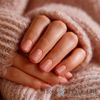 Manucure réalisée avec le vernis semi-permanent 1944 Paris Gel Vegan, teinte Ella NGV262. Formule professionnelle sans Hema, sans TPO.