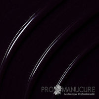 Texture vernis semi-permanent Joy NGV247, noir abyssal aux reflets scintillants.