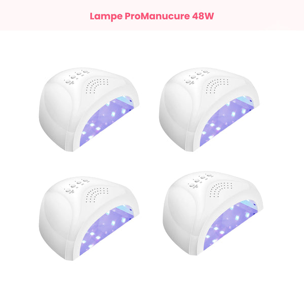 Promo 3 + 1 Lampes ProManucure UV / LED 48W Blanche