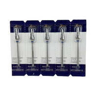 NailXpert - Embout en Carbure (Carbide) pour les ongles, "Maïs", Bleu, Diamètre de la tête 6 mm / Partie de travail 14 mm.