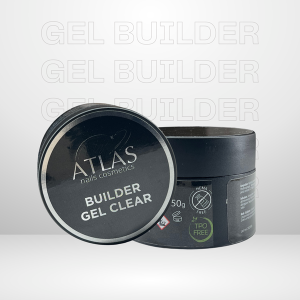Atlas - Gel de Construction Clear – Transparent 50gr - Sans TPO