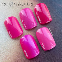comparaison couleurs CND In Lust, teinte rose magenta vibrant