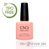 CND Shellac - Sunrise Energy 7,3 mL – Vernis à Ongles Semi-Permanent Rose Abricot Pastel Éclatant – Sans TPO