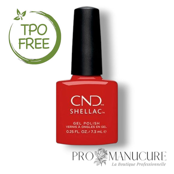 CND Shellac - Devil Red 7.3ml - Sans TPO