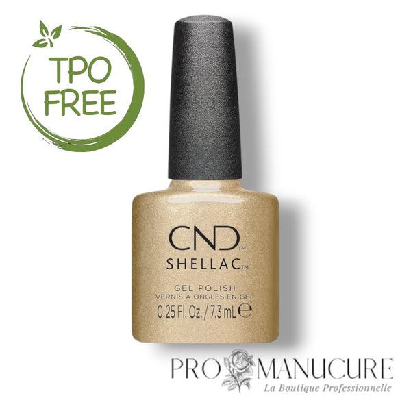 CND Shellac - Gold Hardware / Fermoir Métal 7.3ml - Sans TPO