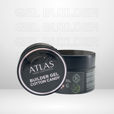 Atlas - Gel de Construction Cotton Candy – Rose Clair Couvrant 30gr - Sans TPO