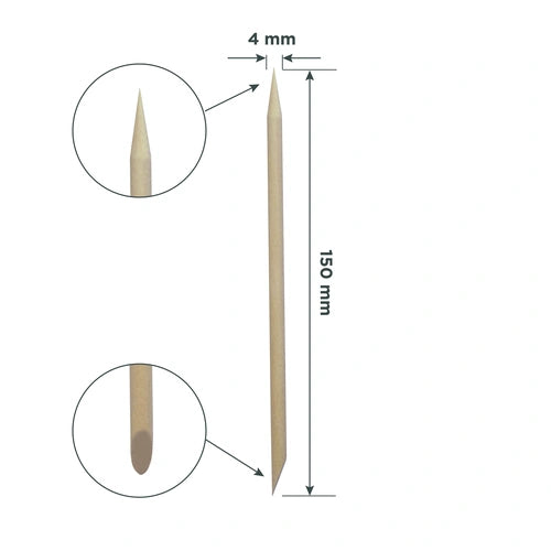 Bâtonnets de buis en bois Staleks Pro DOS-10/100 lot de 100 pour manucure professionnelle nettoyage cuticules