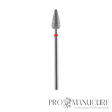 Détail fraise diamant poire arrondie STALEKS Expert grain doux rouge