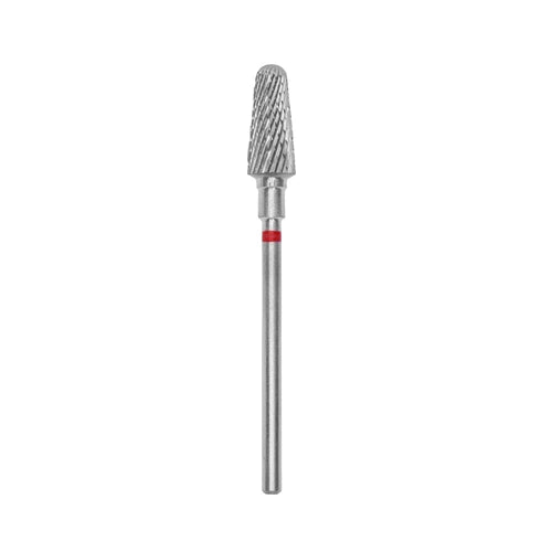 Embout carbure Staleks Pro Expert FT70R060/14 cône tronqué frustum bague rouge grain doux diamètre 6 mm partie active 14 mm format standard pour correction délicate ongles fragiles et débutantes hardware
