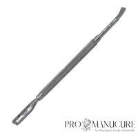 Instrument de précision ProManucure en acier inoxydable avec repousse-chair et gouge pour manucure professionnelle.