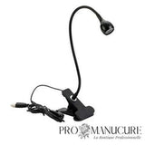 Mini lampe UV LED ProManucure portative avec prise USB pour catalyse rapide des capsules américaines.