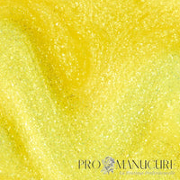 Fond de la couleur OPI - Paintin' On Sunshine, un jaune vif pailleté