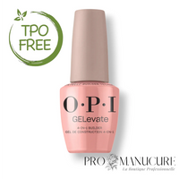 Flacon de vernis semi-permanent OPI GelColor Suzi’s Pager, teinte greige (gris-beige) neutre, flacon 15ml formule sans TPO.