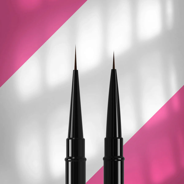 Pinceau double-face Staleks EXPERT liner 7 mm / liner 10 mm — pour détails & lignes nettes