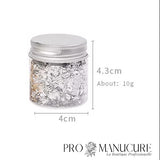 ProManucure-Aluminium-Foil-Papier-NailArt-Couleur-Argent-10g