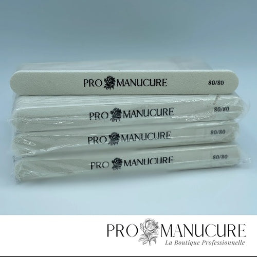 ProManucure-Pack-de-20-Limes-Blanches-Droite-80-80