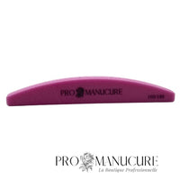 Promanucure - Buffer Rose Demi-lune 100/180 - Polissage et lissage professionnels des ongles