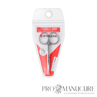 Utilisation professionnelle ciseaux droits STALEKS manucure pédicure