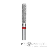 zoom-embout-ponceuse-ongles-staleks-pro-diamant-grain-fin-rouge