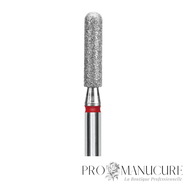 zoom-embout-ponceuse-ongles-staleks-pro-diamant-grain-fin-rouge