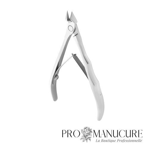 Pince à cuticule Staleks Pro Expert 20 NE-20-8 lame 8mm full jaw tranchants droits inclinés poignées droites raccourcies manucure pédicure professionnelle