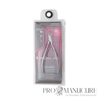 Pince à cuticule Expert Staleks Pro NE-90-7 lame 7mm partie travaillante étroite poignées allongées rivet inversé manucure et pédicure professionnelle
