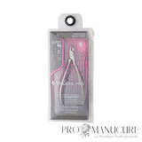 Pince à cuticule Expert Staleks Pro NE-90-7 lame 7mm partie travaillante étroite poignées allongées rivet inversé manucure et pédicure professionnelle
