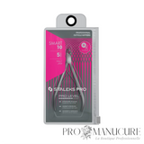 Pince à cuticule Staleks Pro Smart 10 NS-10-5 lame 5mm tranchants droits inclinés protrusion poignées droites raccourcies manucure et pédicure
