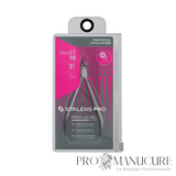 Pince à cuticule Staleks Pro Smart 10 NS-10-7 lame 7mm full jaw tranchants droits inclinés poignées droites raccourcies pédicure cuticules développées

