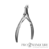 Pince à cuticule Staleks Pro Smart 31 NS-31 lame tranchants droits inclinés poignées courtes arrondies manucure professionnelle zones latérales
