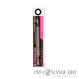 Pack - Repousse-cuticule creux double embout Staleks Pro Expert 100 Type 3 PE-100/3 acier inox AISI 304 manche creux léger repousse arrondi nettoyeur manucure
