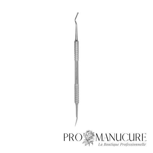 Outil pédicure Staleks Pro Expert 20 Type 1 PE-20/1 curette hémisphérique et nettoyeur d'ongle courbé acier AISI 420 médical pour callosités sèches et ongles incarnés podologie