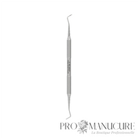 Curette double face de pédicure Staleks Pro Expert 20 Type 2 PE-20/2 acier inoxydable AISI 420 pour ongle incarné et callosités pédicure professionnelle