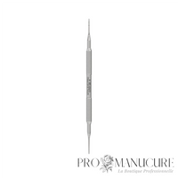 Outil pédicure double lime Staleks Pro Expert 60 Type 4 PE-60/4 acier inoxydable lime droite et coudée pour traitement ongle incarné professionnel