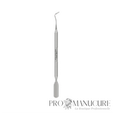 Outil podologique double embout Staleks Pro Podo 20 Type 1 PP-20/1 curette et repousse-cuticule arrondi pour pédicure professionnelle