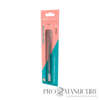 Pack - Outil podologique double embout Staleks Pro Podo 20 Type 1 PP-20/1 curette et repousse-cuticule arrondi pour pédicure professionnelle