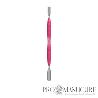 Pousseur cuticules Staleks Pro UNIQ 10 Type 1 PQ-10/1 Gummy manche silicone hypoallergénique pousseur arrondi large et étroit pour manucure pédicure professionnelle