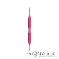 Whole - Pousseur cuticules Staleks Pro UNIQ 11 Type 2 PQ-11/2 Gummy manche silicone hypoallergénique double embout biseauté et anneau pour manucure pédicure professionnelle