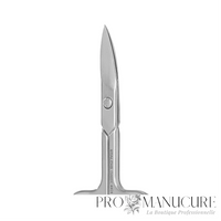 Zoom ciseaux à ongles Staleks SC-62/2 finition brillante polissage GOI affûtage manuel pour coupe précise plaque unguéale