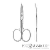 Zoom ciseaux à ongles Staleks SC-62/2 finition brillante polissage GOI affûtage manuel pour coupe précise plaque unguéale