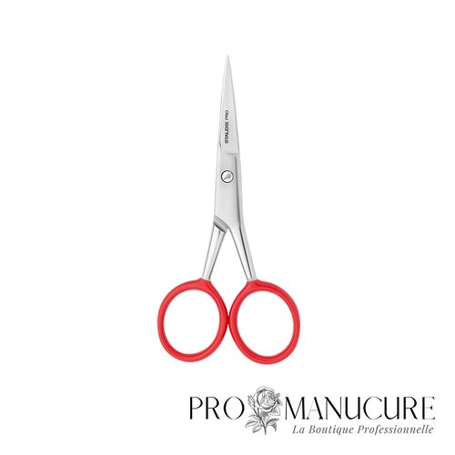Staleks-SE-30-1-Ciseaux sourcils Staleks Pro Expert 30 Type 1 SE-30/1 modelage sourcils lames droites allongées pointes émoussées sécurisées manches colorés acier inoxydable pour esthétique professionnelle1