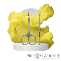 Ciseaux cuticules Staleks Pro UNIQ 10 Type 4 SQ-10/4 Ballerina les plus longs et gracieux de la gamme lames fines effilées pour manucure professionnelle