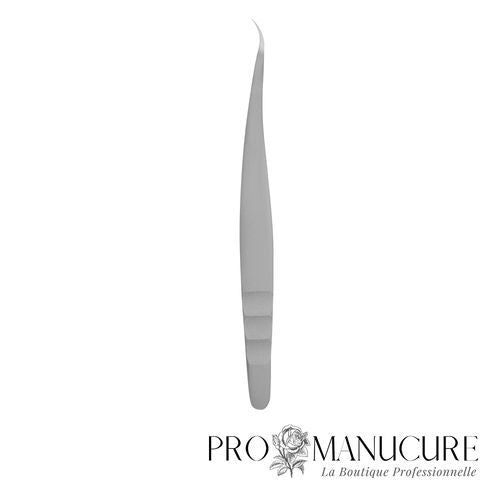 Pince à cils Staleks Pro Expert 41 Type 7 TE-41/7 L-shaped angle 30° acier dur 40X13 médical manches mats antidérapants pour extension cils professionnelle