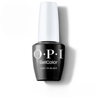 Vernis Semi Permanent OPI - Black Onyx (Lady in Black) 15ML - Sans TPO