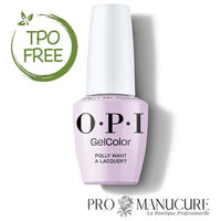 Vernis Semi Permanent OPI - Polly Want A Lacquer ? 15ML - Sans TPO