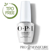 Vernis Semi Permanent OPI - Super Base Coat 15ml - Vegan, Sans HEMA, Sans TPO