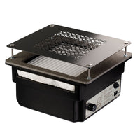 TERI 800 - Aspirateur Ongles Encastrable - 100W Réels - Garantie 5 Ans - Noir & Grille Noire